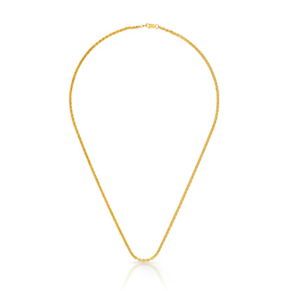 Sublime Strands Yellow Gold Chain For Unisex