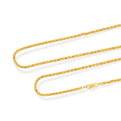 Sublime Strands Yellow Gold Chain For Unisex