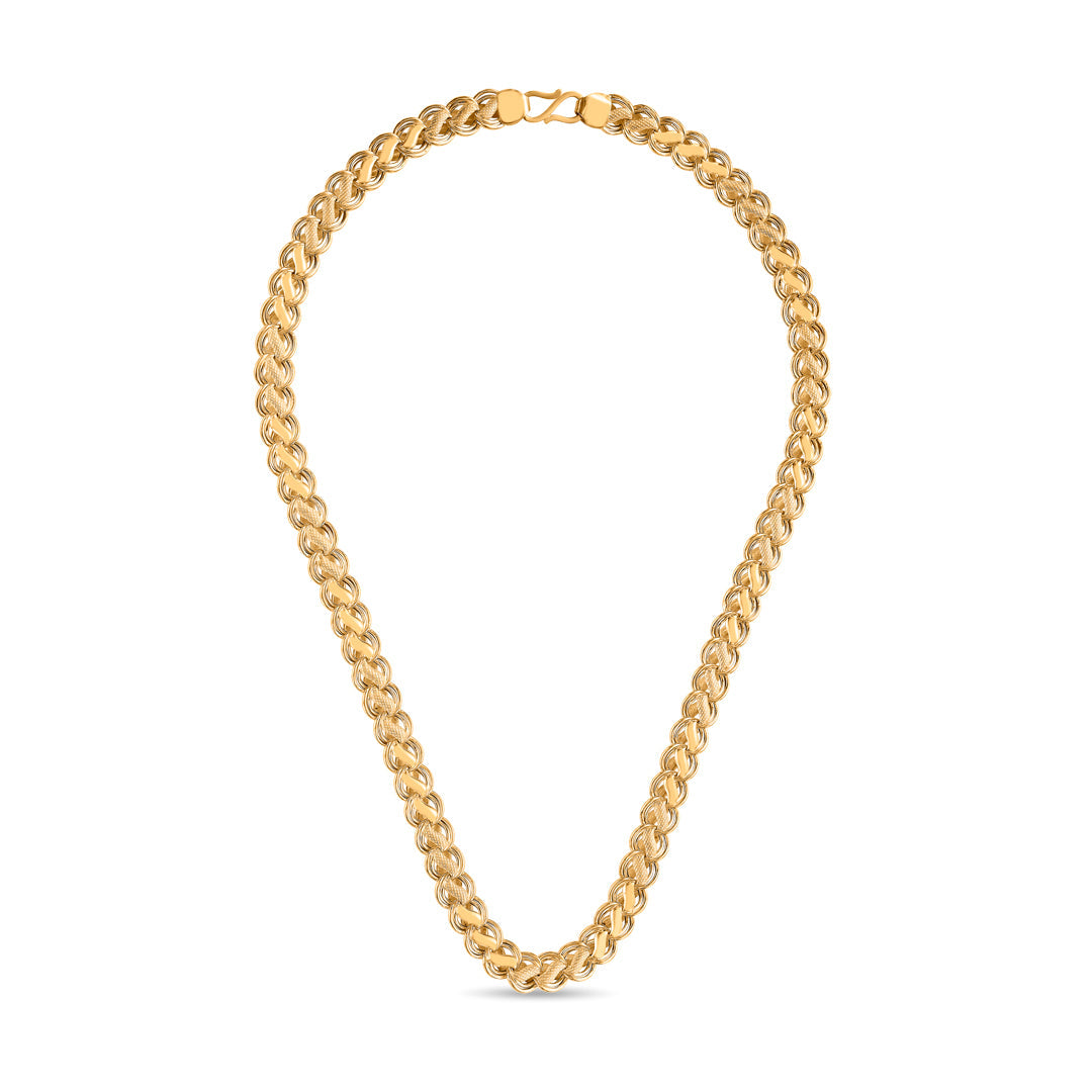 Interweave Flow Fancy Gold Chain