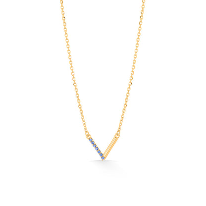 Radiant V Gold Necklace
