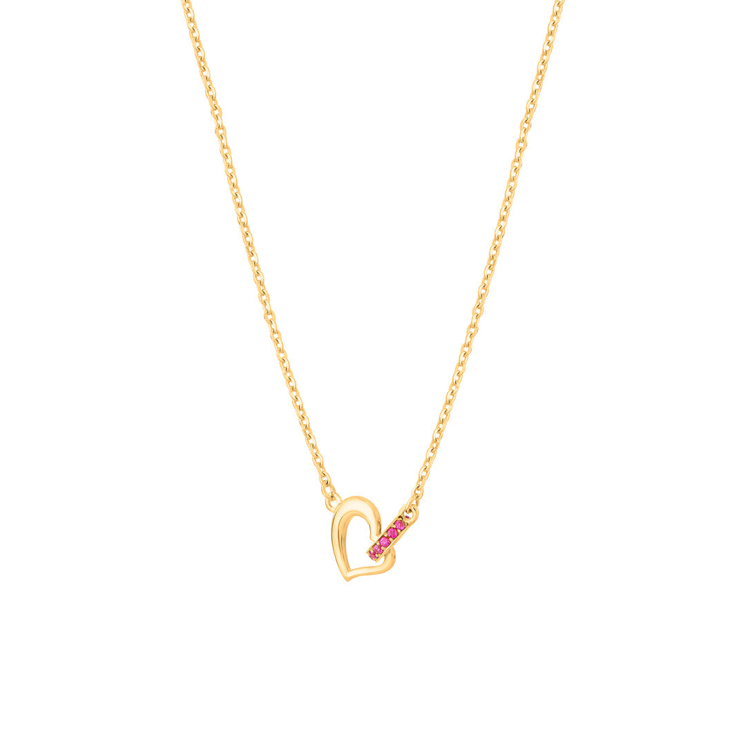 bound by love modern gold necklace