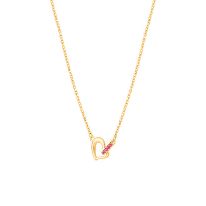Bound by Love Modern Gold Necklace