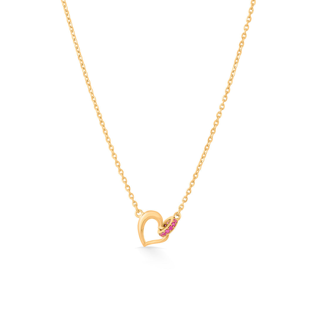 bound by love modern gold necklace
