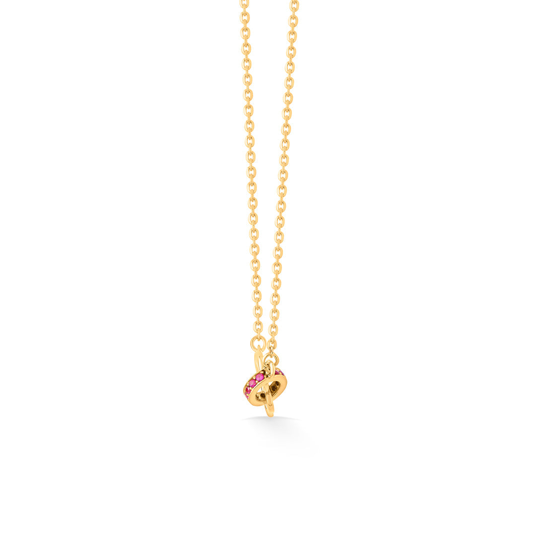 bound by love modern gold necklace