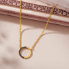 Eon Ring Modern Gold Necklace