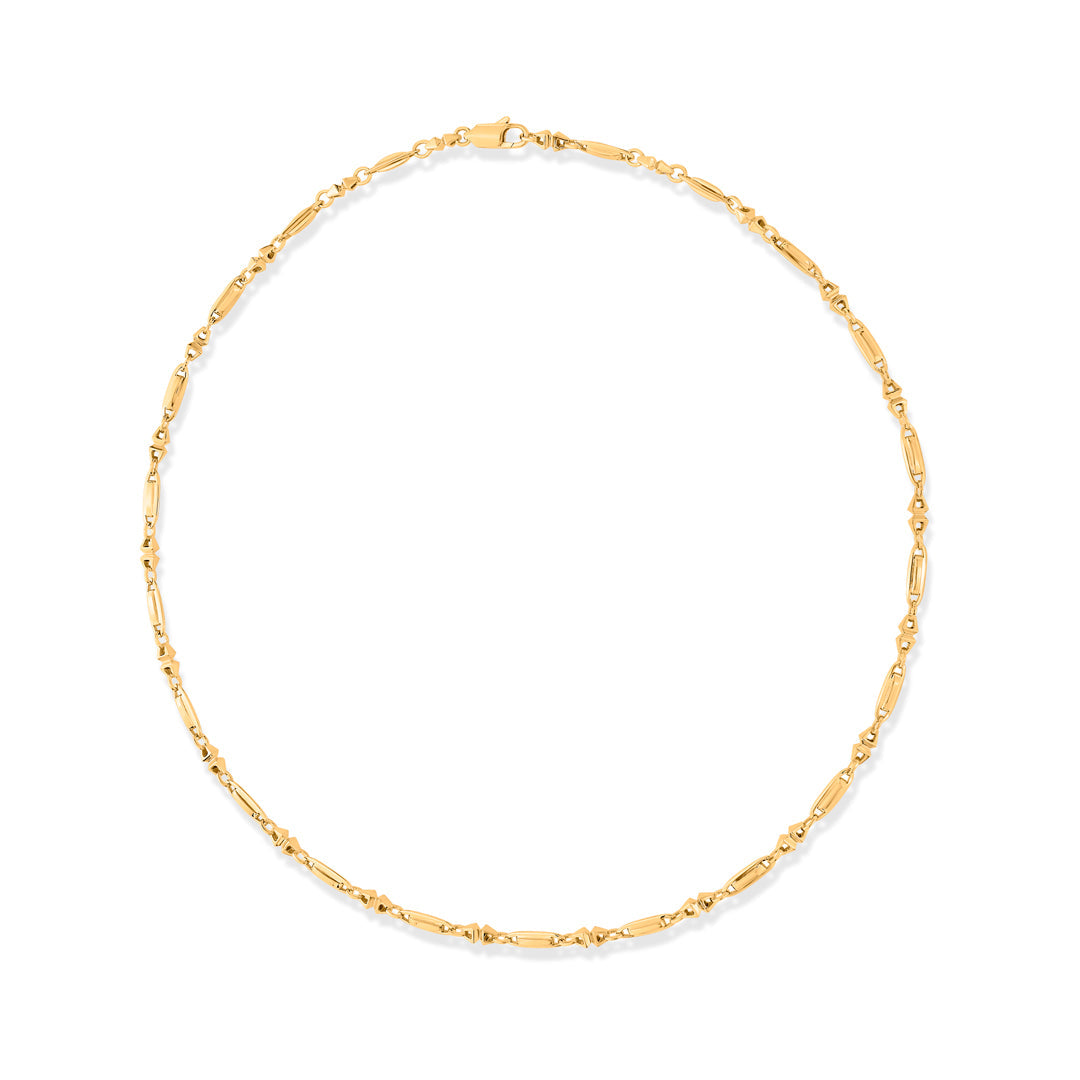 sunlit links men's gold chain