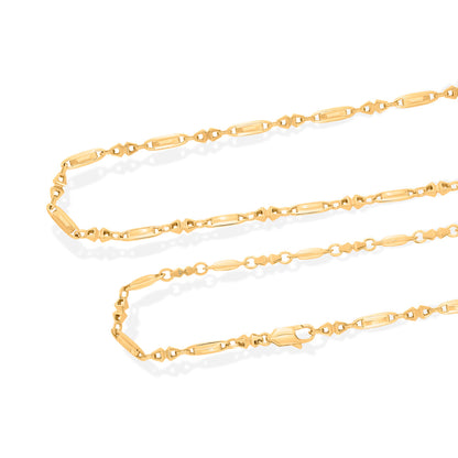 Sunlit Links Men's Gold Chain