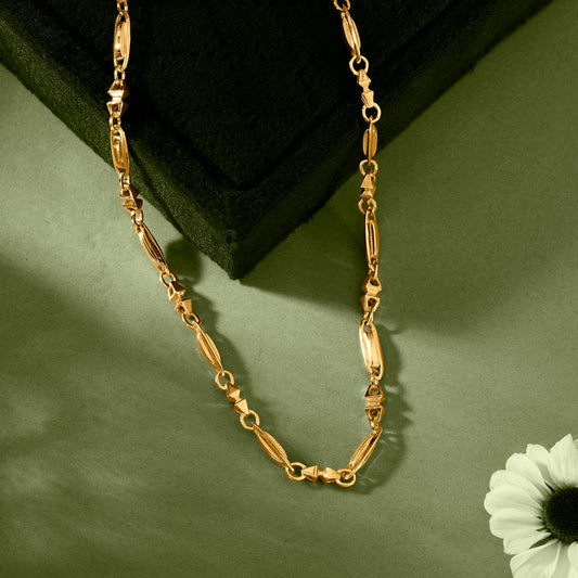 Sunlit Links Men's Gold Chain