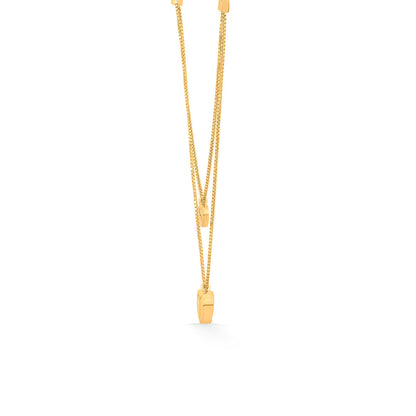 Pure Heart Gold Necklace Set