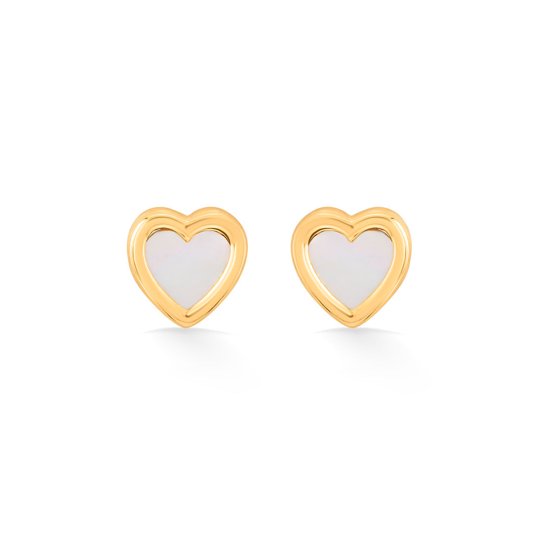 pure heart gold necklace set