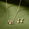Classic Studded Gold Necklace Set