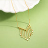 Charming Rayfall Modern Gold Necklace