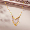 Charming Rayfall Modern Gold Necklace