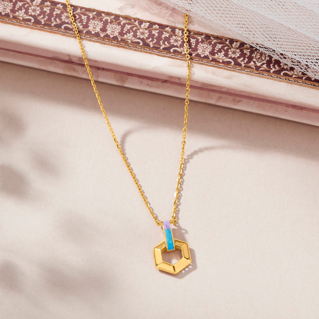 urban hive modern gold necklace