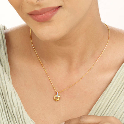 Urban Hive Modern Gold Necklace