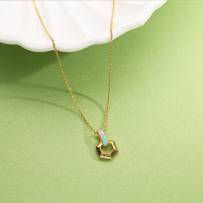 Urban Hive Modern Gold Necklace