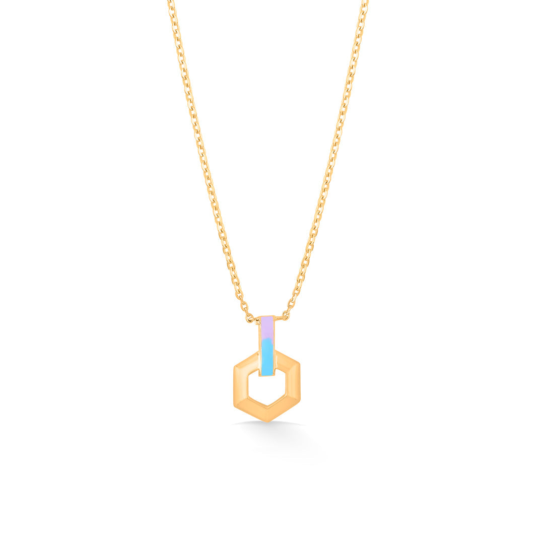 urban hive modern gold necklace