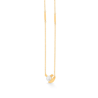 Golden Swoop Modern Gold Necklace