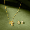 Ornate Intricacy Gold Necklace Set