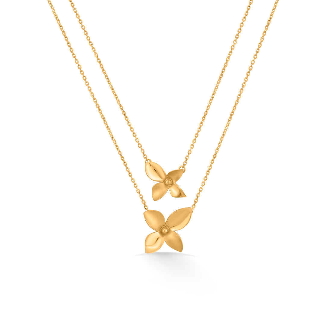 flight of fancy modern gold necklace