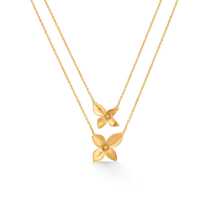 Flight of Fancy Modern Gold Necklace