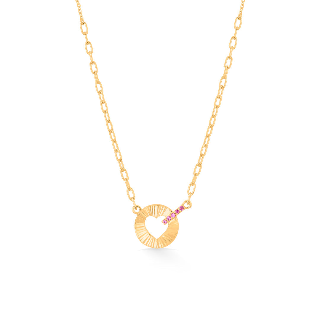 rhythm linea modern gold necklace