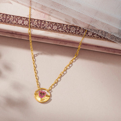 Urban Heartbeat Modern Gold Necklace