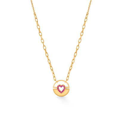 Urban Heartbeat Modern Gold Necklace