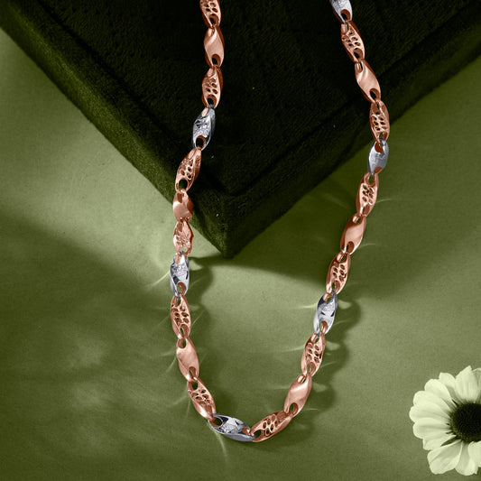 Opulent Twist Men's Gold Chain