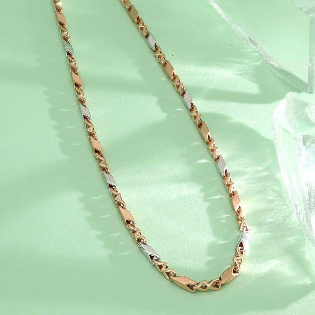 Dual OraCurve Gold Men's Chain For Men