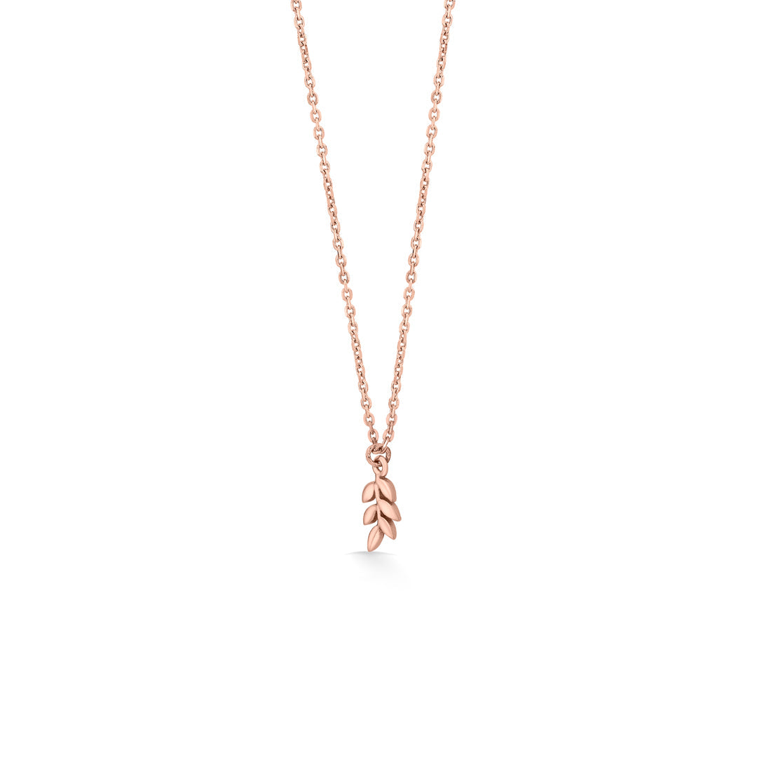 branch bloom modern gold necklace