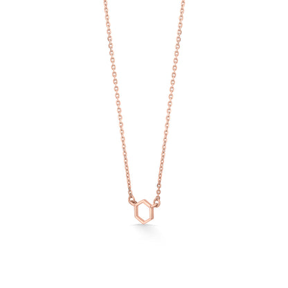 Minimal Hive Modern Gold Necklace