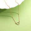 Minimal Hive Modern Gold Necklace