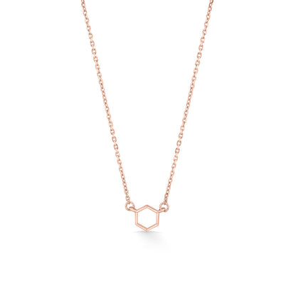 Minimal Hive Modern Gold Necklace