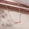 Heart Unlock Modern Gold Necklace