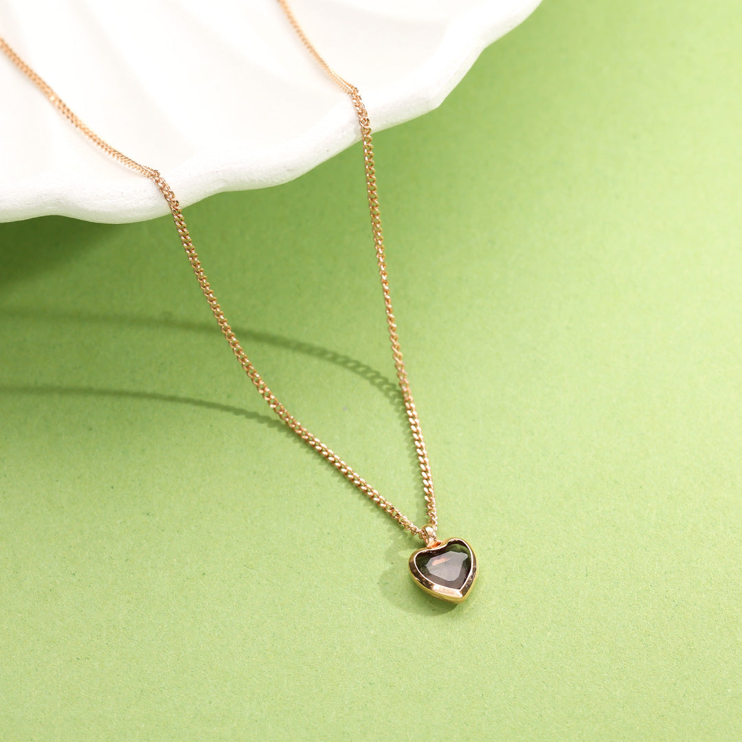 love weave modern gold necklace