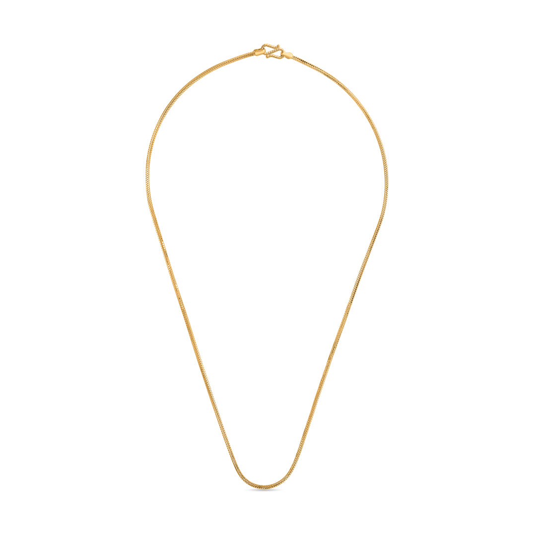 Subtle Lustre Classic Gold Chain
