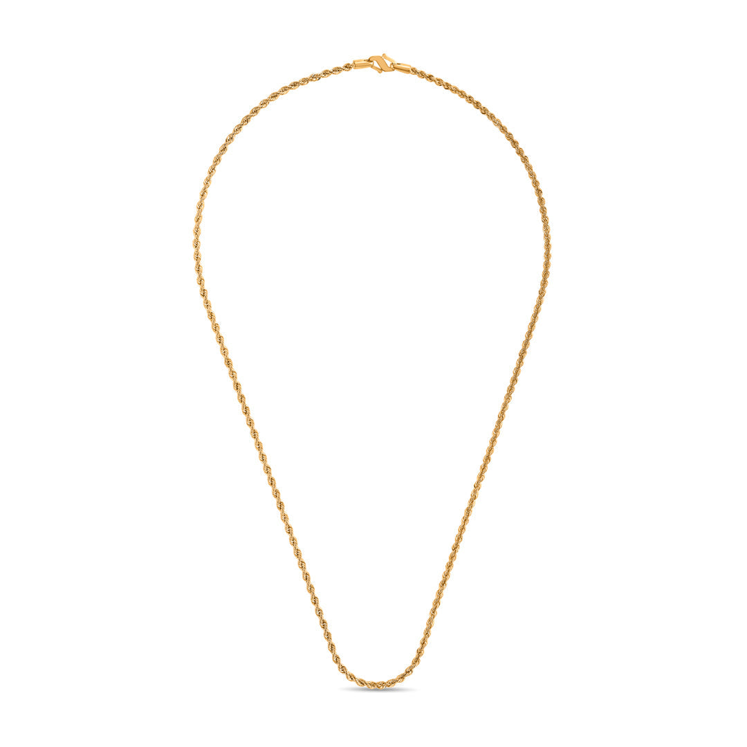 Spiral Lattice Fancy Gold Chain