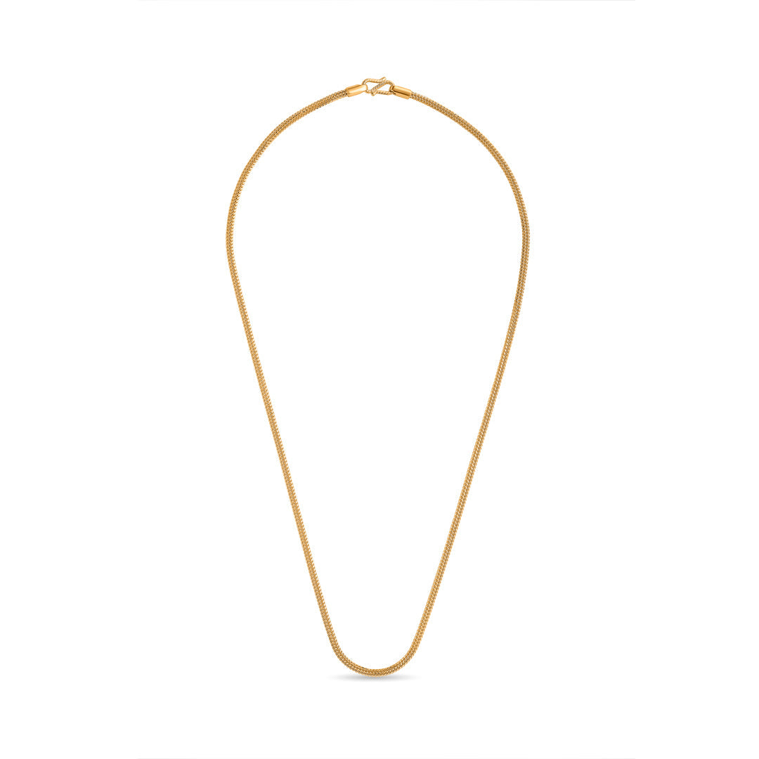 Woven Lustre Classic Gold Chain