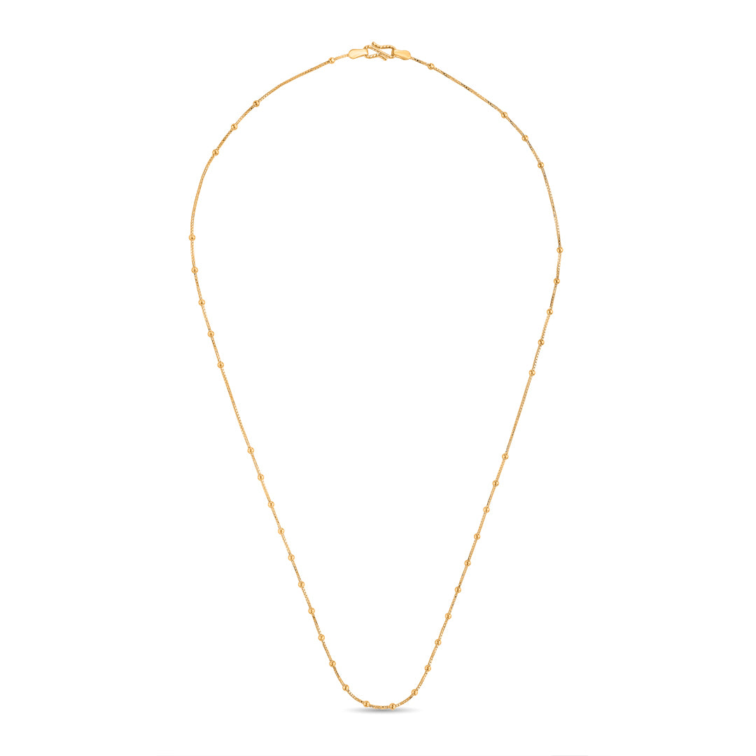 Beads & Strand Fancy Gold Chain