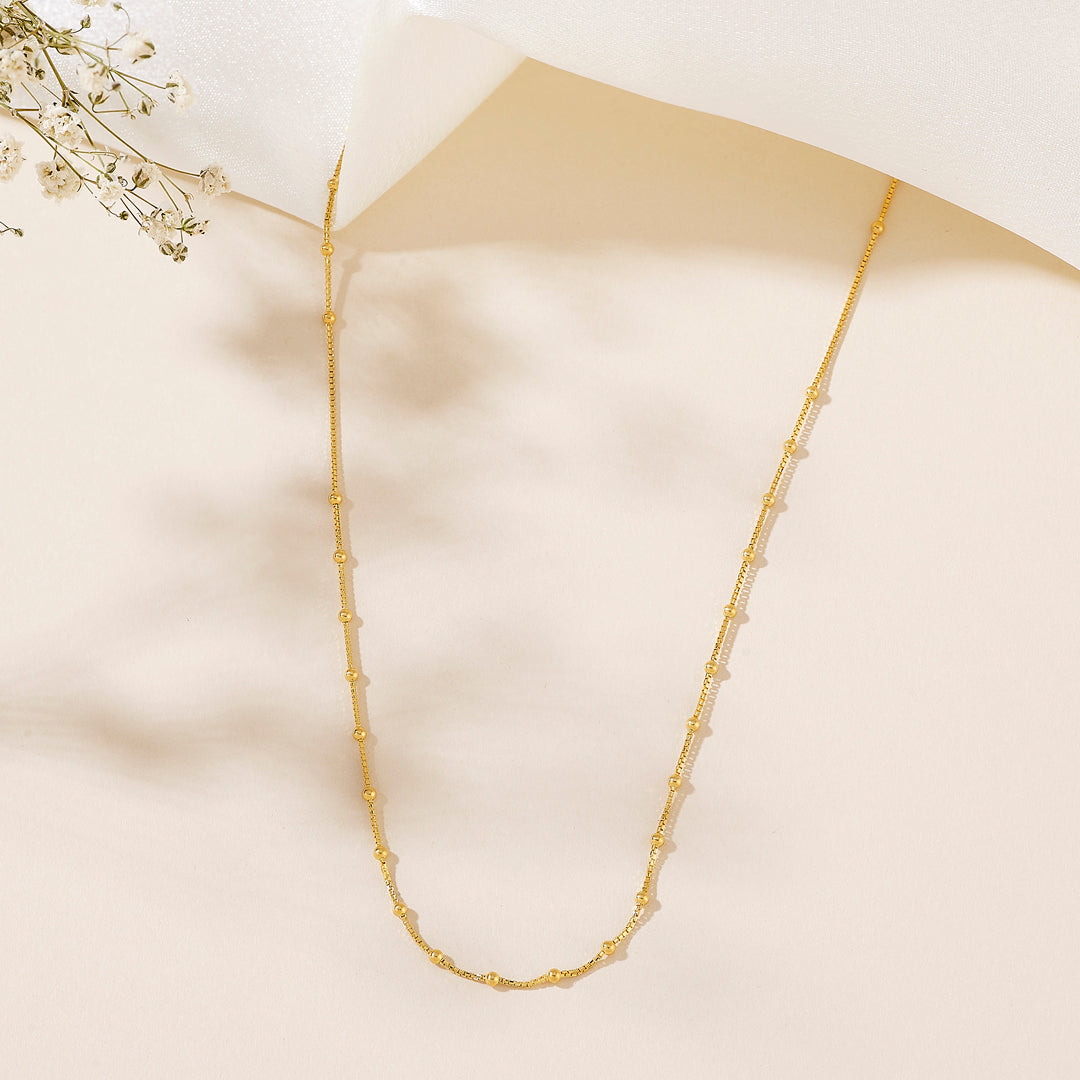 Beads & Strand Fancy Gold Chain