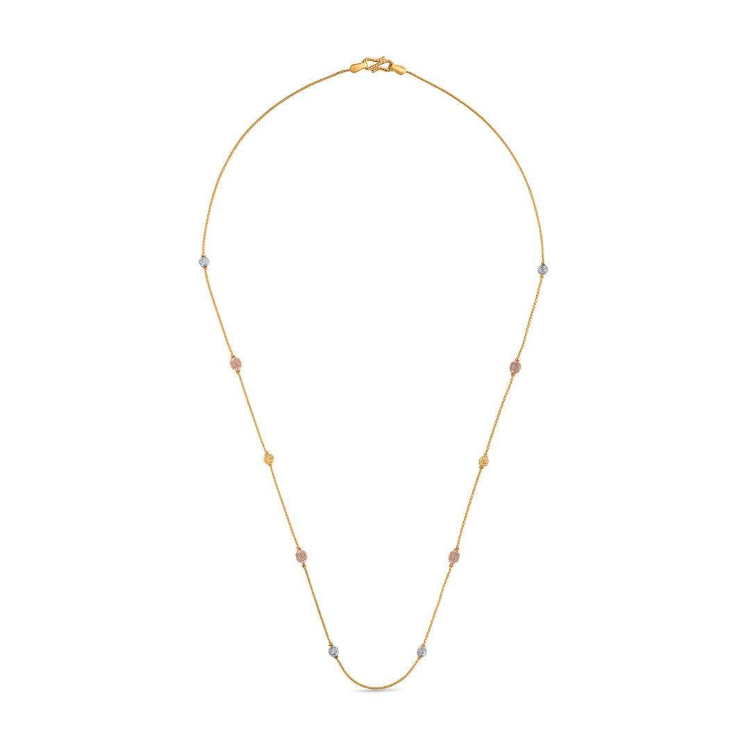 Lavender Lustre Fancy Gold Chain