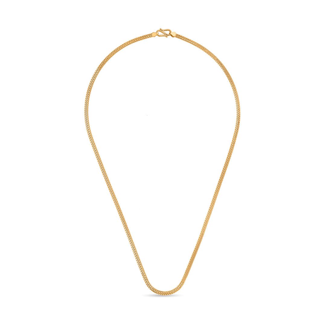 Lustrous Mesh Classic Gold Chain
