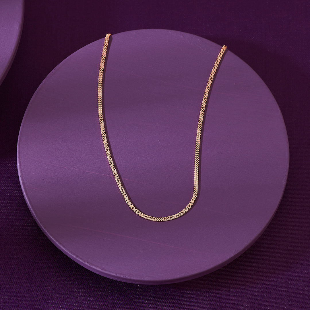 Lustrous Balance Classic Gold Chain