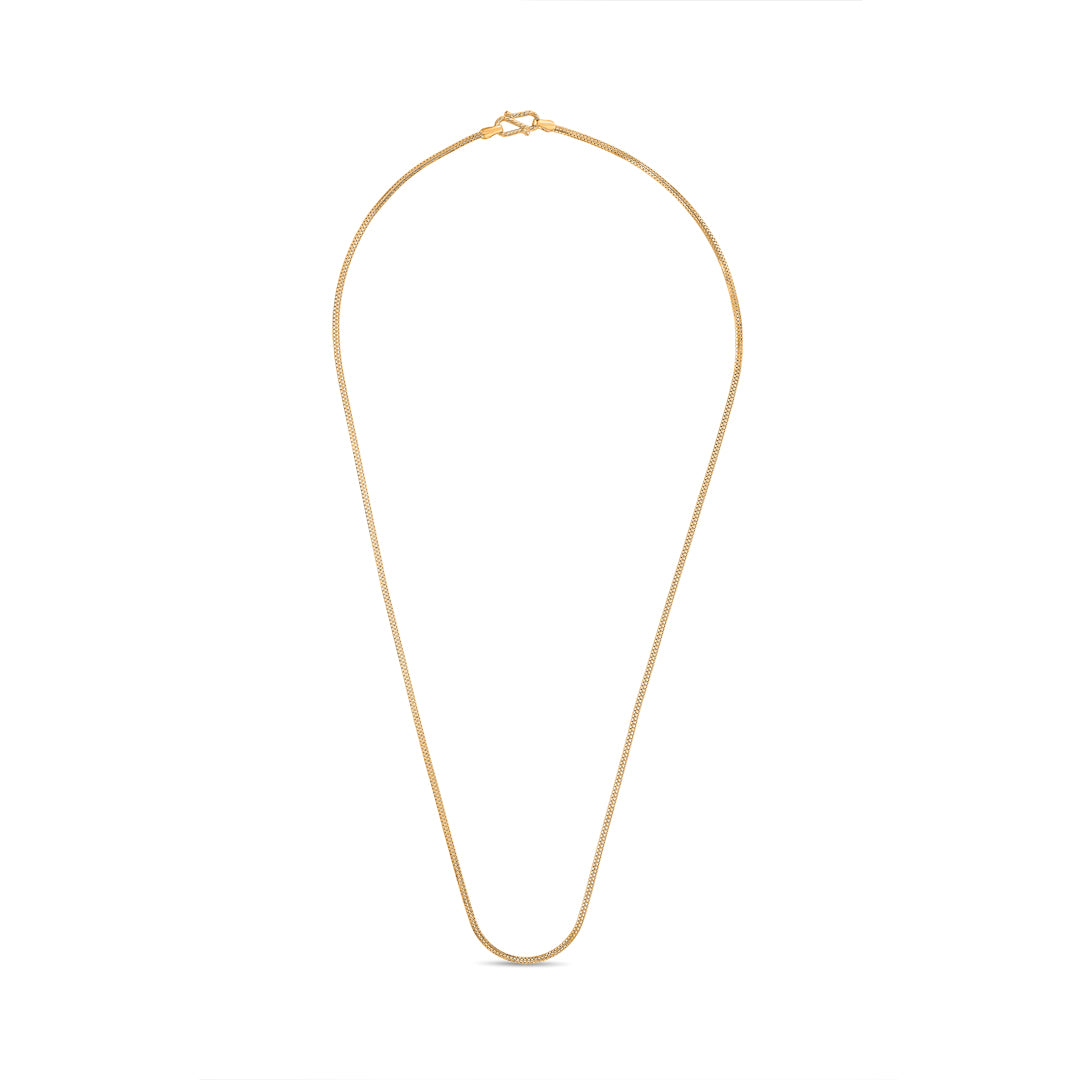 Sleek Weave Classic Gold Chain