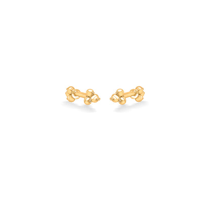 Moonlit 22 Karat (916) Yellow Gold Stud Earring For Women