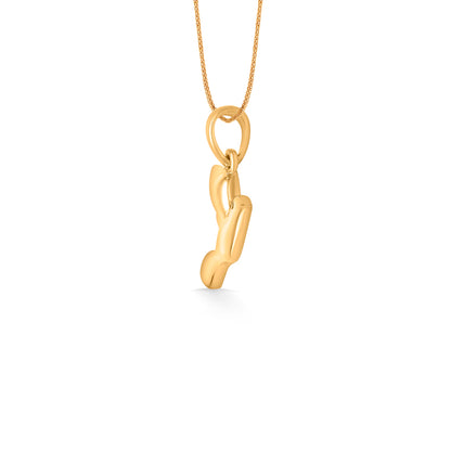 22 Karat (916) Yellow Gold Charm Pendant For Women
