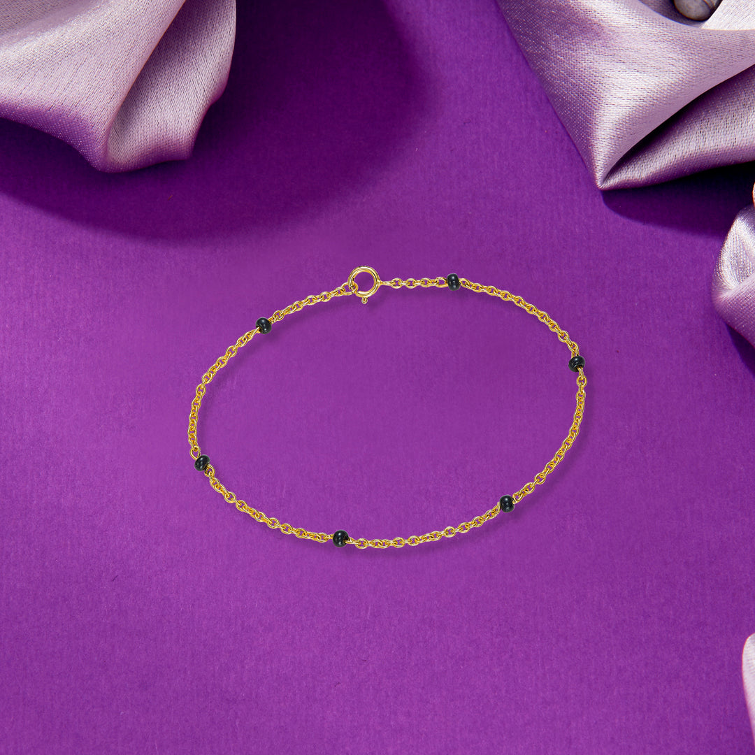 Little Amulet Yellow Gold Kid's Bracelet