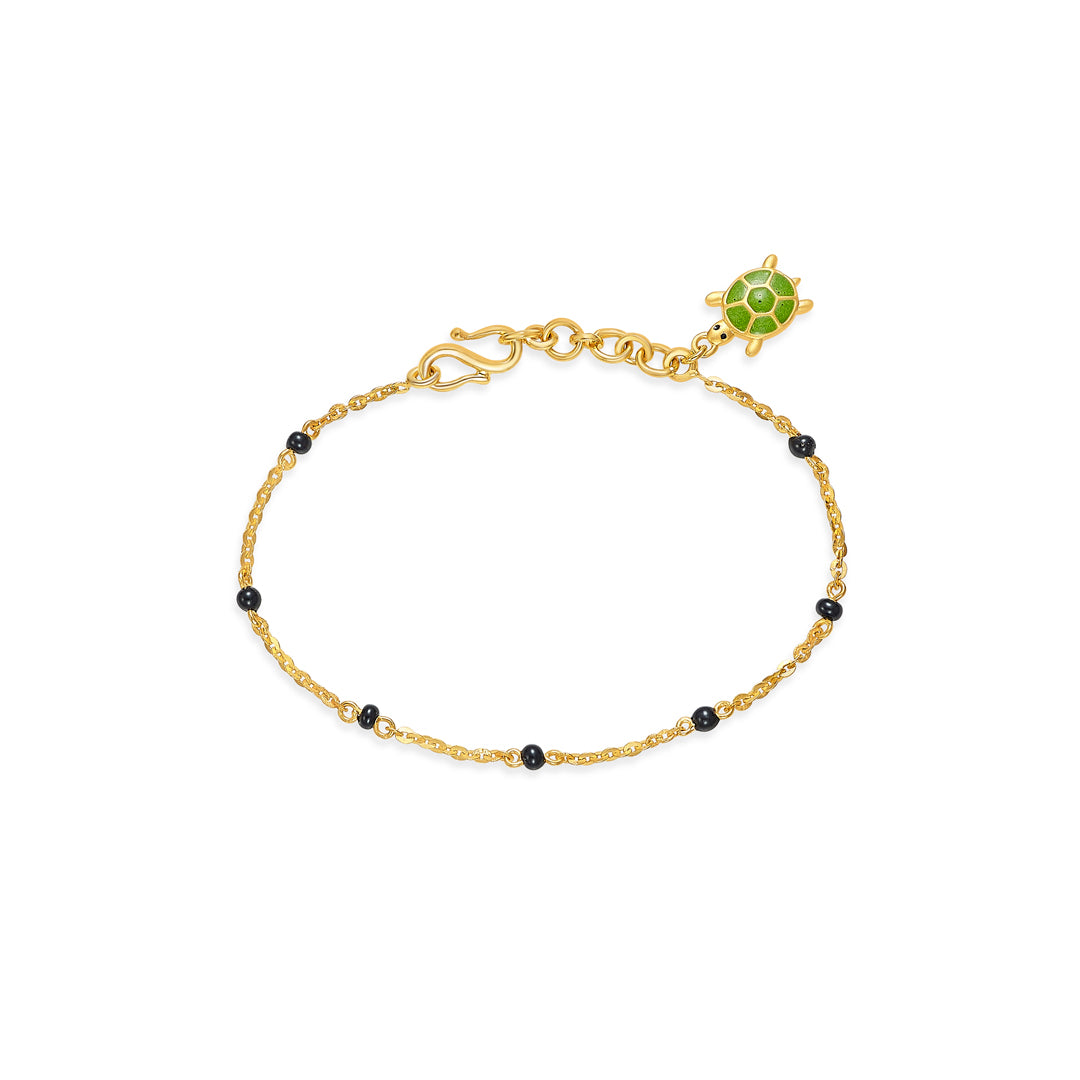 tiny shell gold kid's bracelet