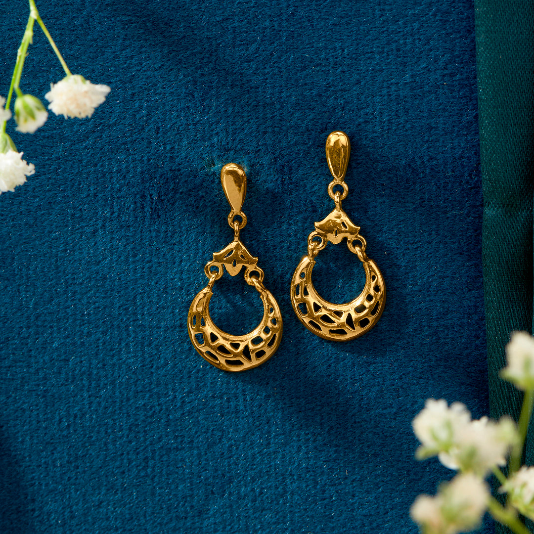 Aralyn Pearl Drop Gold Earring For Women